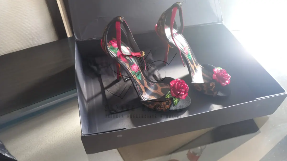 LOTE 005 - BOLSA/SANDÁLIA D&GABBANA ORIGINAIS