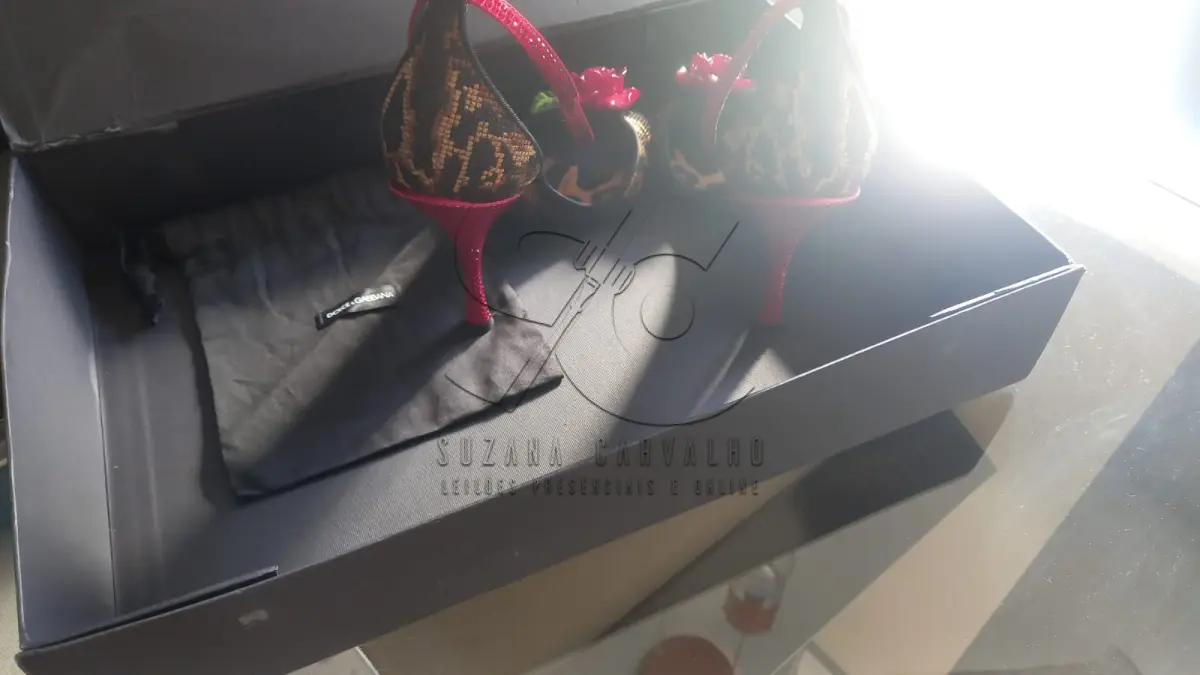 LOTE 005 - BOLSA/SANDÁLIA D&GABBANA ORIGINAIS