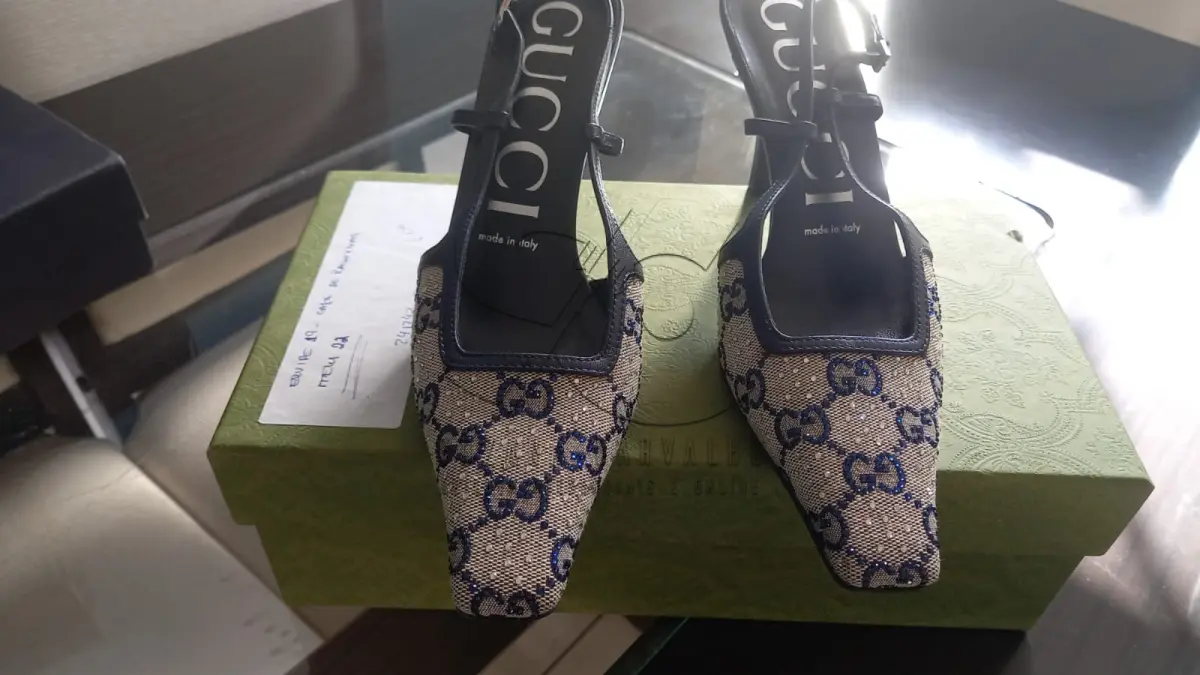 LOTE 004 - BOLSA/SAPATO D&G/ GUCCI ORIGINAIS