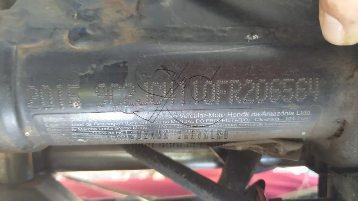 LOTE 006 - HONDA CG 125 FAN KS 2015