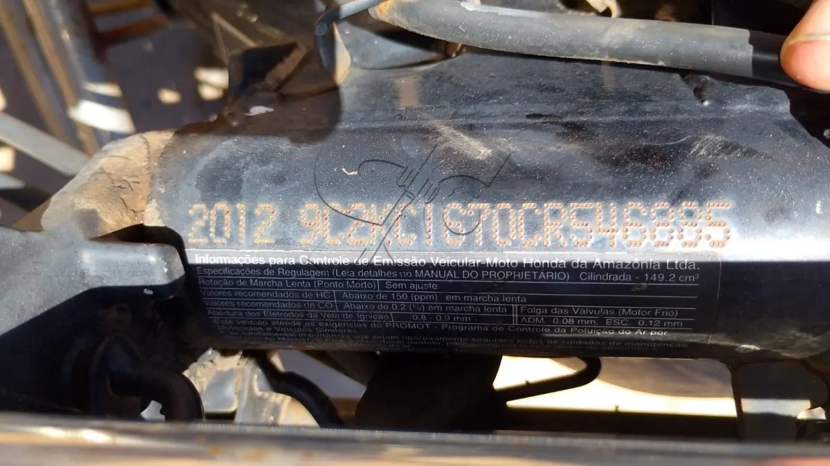 LOTE 005 - HONDA CG 150 FAN ESI 2012