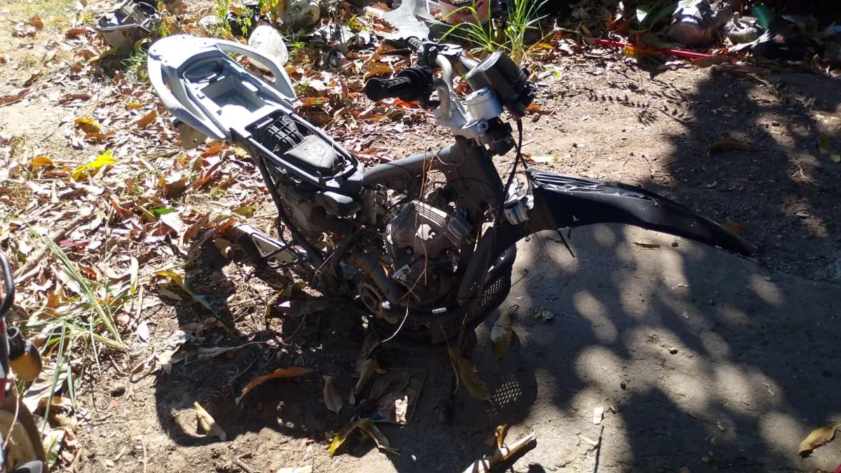 LOTE 013 - SUCATA HONDA NXR 150 2012