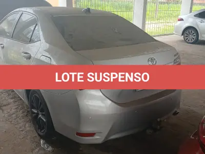 LOTE 001 - SUSPENSO POR DECISÃO JUDICIAL TOYOTA COROLLA
