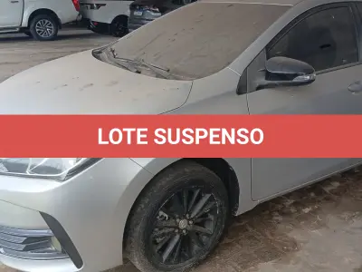 LOTE 001 - SUSPENSO POR DECISÃO JUDICIAL TOYOTA COROLLA