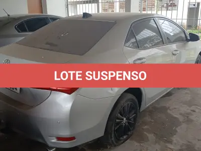 LOTE 001 - SUSPENSO POR DECISÃO JUDICIAL TOYOTA COROLLA