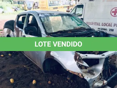 LOTE 010 - Sucata Mitisubishi, MMC/Triton L200, cor prata, (Sem documentação para transferência, por ser sucata).