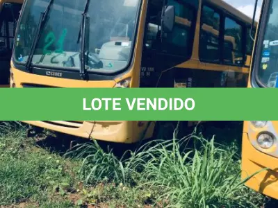 LOTE 021 - Ônibus VW/15-190, cor amarela, Placa OUD-8538, a diesel, ano fab/mod.2012/2013 , chassi 9532E82W1DR306972, Renavam 506205142. (Transferência por Declaração - S/CRV). DPVAT R$ 8,08 +&nbsp; MULTAS R$ 286,40