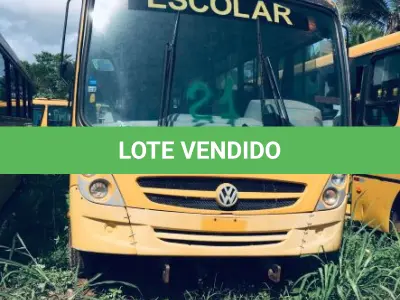 LOTE 021 - Ônibus VW/15-190, cor amarela, Placa OUD-8538, a diesel, ano fab/mod.2012/2013 , chassi 9532E82W1DR306972, Renavam 506205142. (Transferência por Declaração - S/CRV). DPVAT R$ 8,08 +&nbsp; MULTAS R$ 286,40