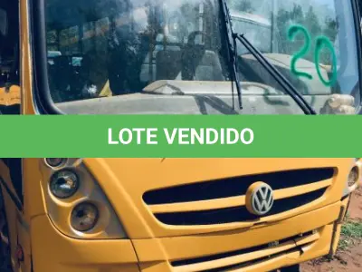 LOTE 020 - Sucata de Ônibus VW/15-190, cor amarela, s/placa. (Sem documentação para transferência, por ser sucata).