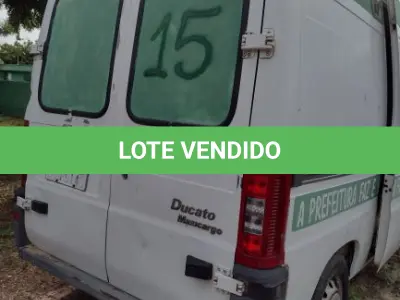 LOTE 015 - AMB. FIAT DUCATO MAXI CARGO