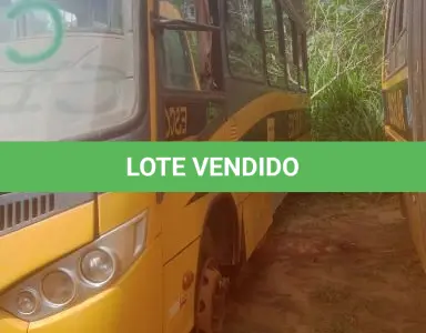 LOTE 013 - VW/ 15.190, Ônibus escolar, cor amarela, placa OUD-8548, a diesel, ano fab/mod. 2012/2013, chassi 9532E82WXDR307635, Renavam 506205657 (Transferência por Declaração - S/CRV). DPVAT 8,08 + MULTAS 85,12