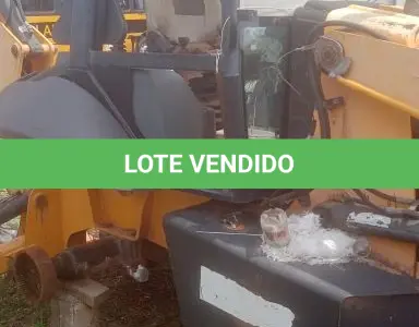 LOTE 022 - Retroescavadeira com pá, modelo JCB, nº  id. Produto JCB1791611JCB,  VIN nº id. Veículo 9B9214T54CBT4611, Série Motor nº SA320/40239U0433612.