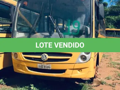 LOTE 019 - Ônibus VW/15-190, cor amarela, Placa OUD-8588, a diesel, cor amarela, ano fab/mod. 2012/2013, chassi 9532E82W9DR306962, Renavam 506206530. (Transferência por Declaração - S/CRV). DPVAT R$ 8,08 + MULTAS R$ 443,27