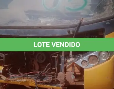LOTE 005 - Ônibus escolar VW 15-190, placa OUD-8578, cor amarela, ano fab/mod 2012/2013, a diesel, chassi 9532E82W2DR306415, Renavam 506206130. (Transferência por Declaração - S/CRV) DPVAT R$ 8,08