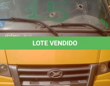 LOTE 015 - Micro-Ônibus escolar, Marcopolo/Volare V8L, a diesel, cor amarela, Placa OED-0002, ano fab/mod. 2011/2012, chassi 93PB51G1MCC040968, Renavam 506207552. (Transferência por Declaração - S/CRV). DPVAT R$ 8,08