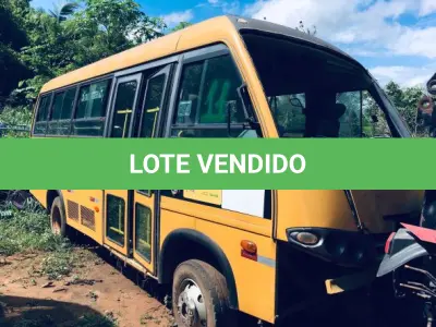 LOTE 011 - Microônibus Escolar Marcopolo/Volare V8l EO, placa OEI-4245, a diesel, ano fab/mod. 2012/2013, cor amarela, chassi 93PB54M10DC043161, Renavam 506206807. (Transferência por Declaração - S/CRV). DPVAT R$ 8,08/ MULTAS R$ 145,11