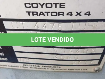 LOTE 013 - TRATOR (REPARTIDO)