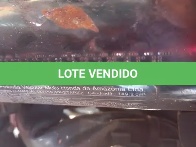 LOTE 006 - MOTO HONDA