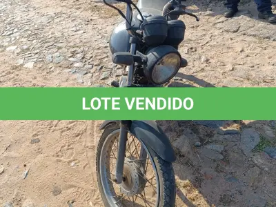 LOTE 001 - MOTO HONDA EM PARNAÍBA/PI