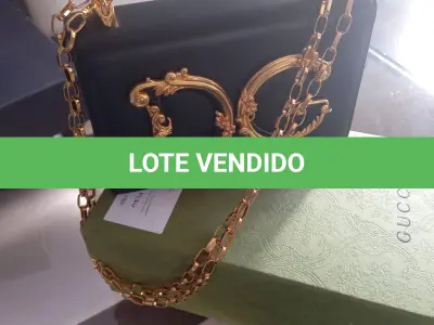 LOTE 004 - BOLSA/SAPATO D&G/ GUCCI ORIGINAIS
