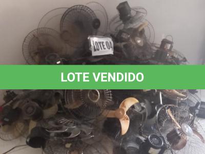 LOTE 004 - MATERIAIS DIVERSOS