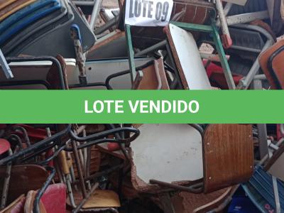 LOTE 009 - MATERIAIS DIVERSOS