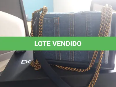 LOTE 003 - BOLSA/SAPATO D& GABBANA ORIGINAIS