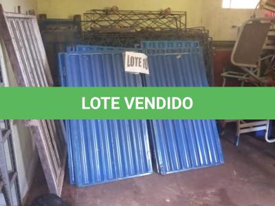 LOTE 010 - MATERIAIS DIVERSOS
