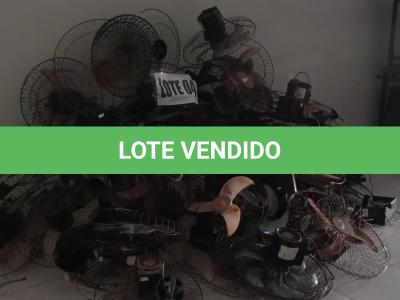 LOTE 004 - MATERIAIS DIVERSOS