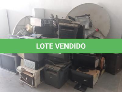 LOTE 018 - MATERIAIS DIVERSOS