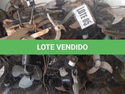 LOTE 005 - MATERIAIS DIVERSOS