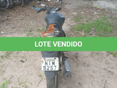 LOTE 001 - MOTO HONDA