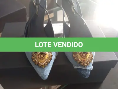 LOTE 003 - BOLSA/SAPATO D& GABBANA ORIGINAIS