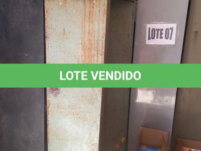 LOTE 007 - MATERIAIS DIVERSOS