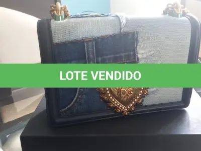 LOTE 003 - BOLSA/SAPATO D& GABBANA ORIGINAIS