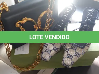 LOTE 004 - BOLSA/SAPATO D&G/ GUCCI ORIGINAIS