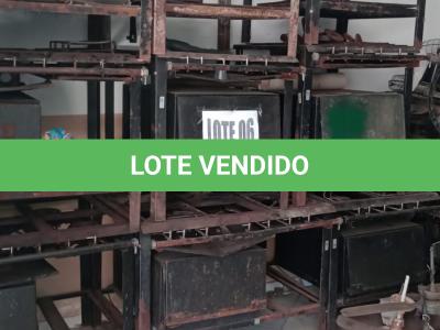 LOTE 006 - MATERIAIS DIVERSOS