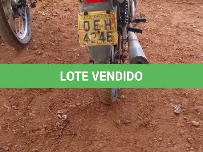 LOTE 007 - HONDA CG 125 FAN KS 2012/2013