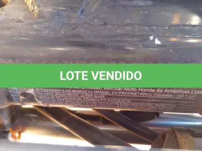 LOTE 009 - HONDA CG 160 START 2018