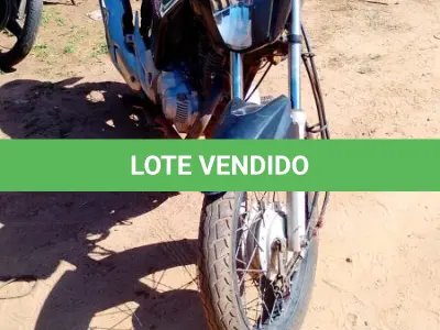 LOTE 009 - HONDA CG 160 START 2018