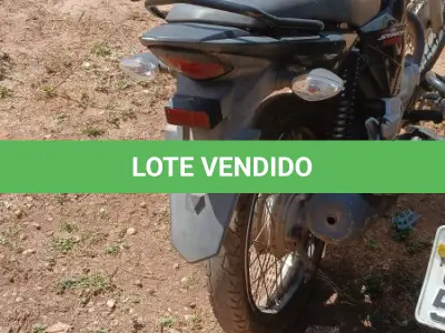 LOTE 009 - HONDA CG 160 START 2018
