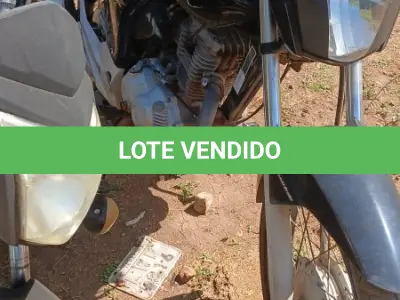 LOTE 009 - HONDA CG 160 START 2018