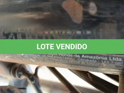 LOTE 002 - HONDA/CG 125 FAN KS NIK7755