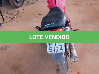 LOTE 010 - HONDA POP 100 2015
