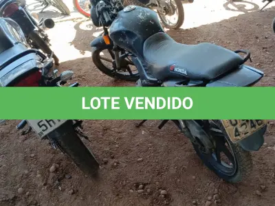 LOTE 007 - HONDA CG 125 FAN KS 2012/2013