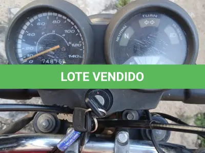LOTE 001 - HONDA/CG 125 FAN KS NIK9596