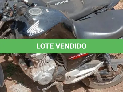 LOTE 009 - HONDA CG 160 START 2018