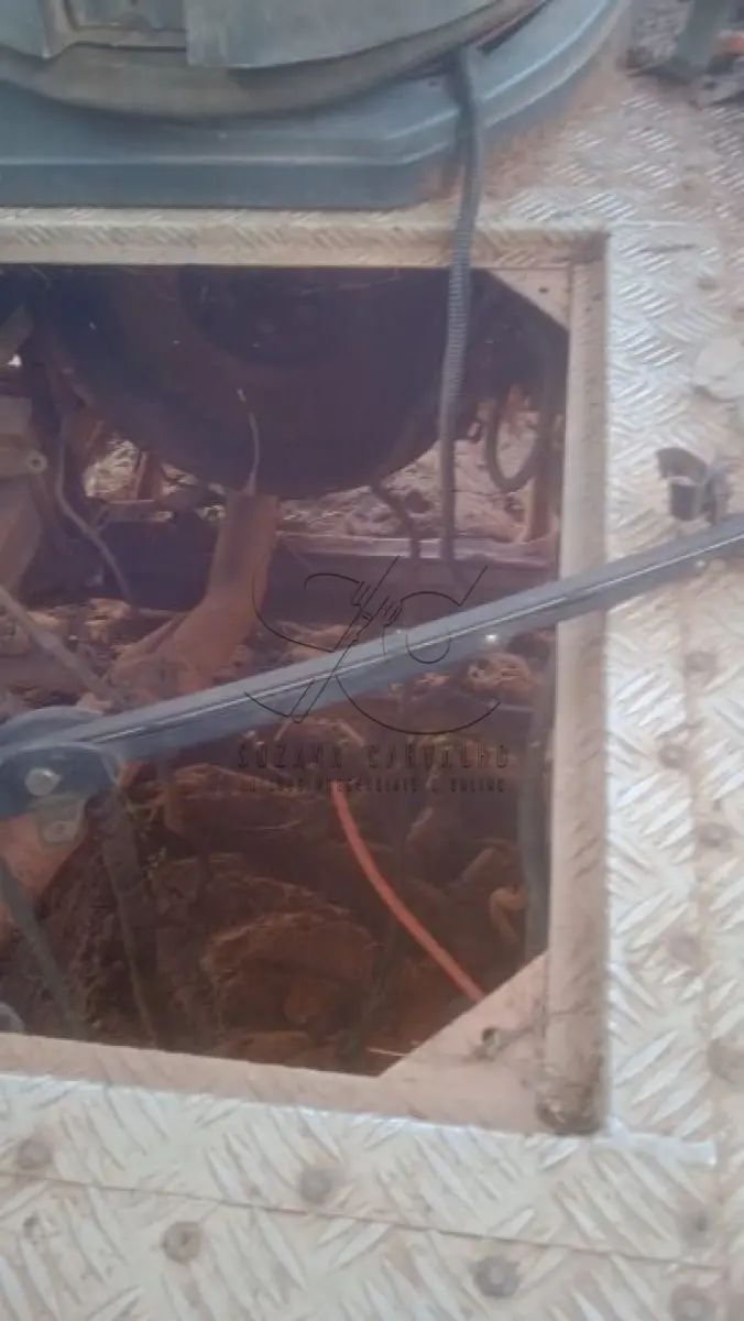 LOTE 009 - Sucata Ônibus escolar, cor amarela, VW mod. 15-190. (Sem documentação para transferência, por ser sucata).