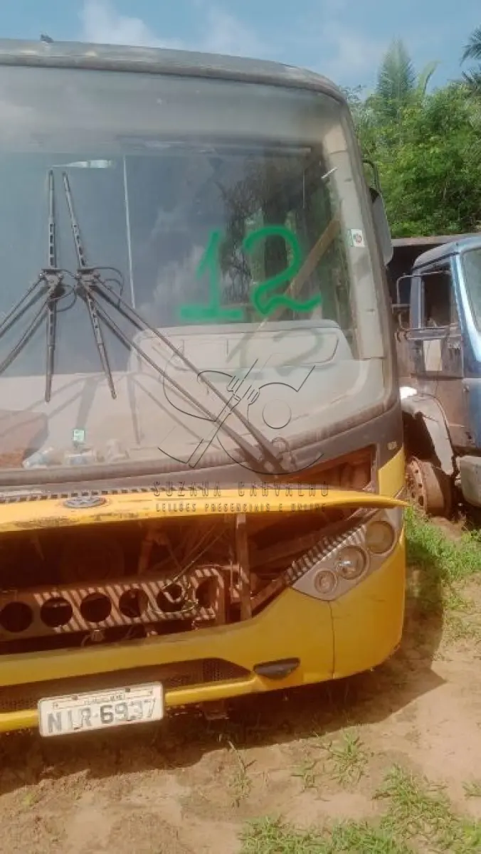 LOTE 012 - VW/ 15.190, Ônibus escolar, cor amarela, placa NIR-6937, a diesel, ano fab/mod. 2010, chassi 9532882WXAR039379, Renavam 312258771. (Transferência por Declaração - S/CRV). DPVAT R$ 8,08