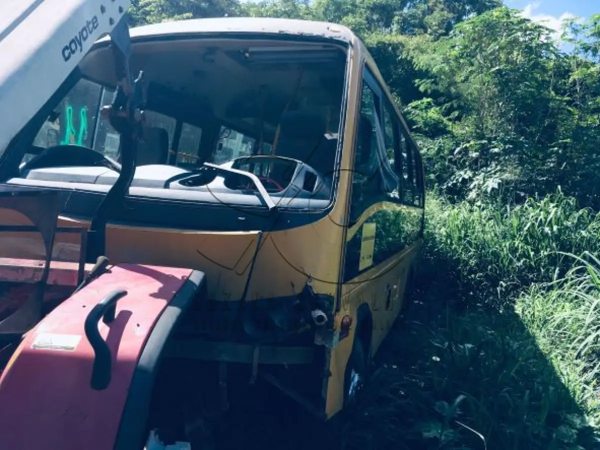 LOTE 011 - Microônibus Escolar Marcopolo/Volare V8l EO, placa OEI-4245, a diesel, ano fab/mod. 2012/2013, cor amarela, chassi 93PB54M10DC043161, Renavam 506206807. (Transferência por Declaração - S/CRV). DPVAT R$ 8,08/ MULTAS R$ 145,11